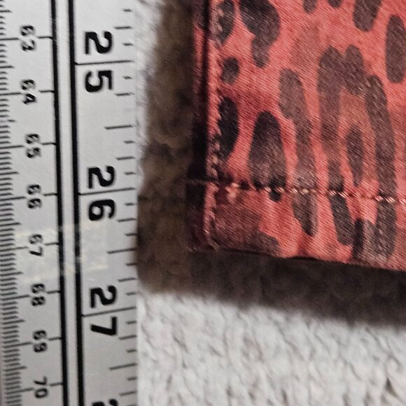 Joes High Rise Skinny Leopard Print Jeans Size 28 Red & Black Womens Denim Pants - Picture 14 of 16